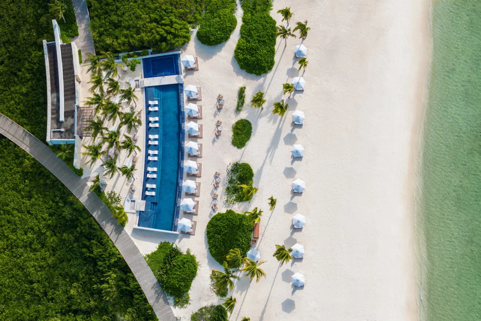 The St. Regis Kanai Resort pools and beach 4
