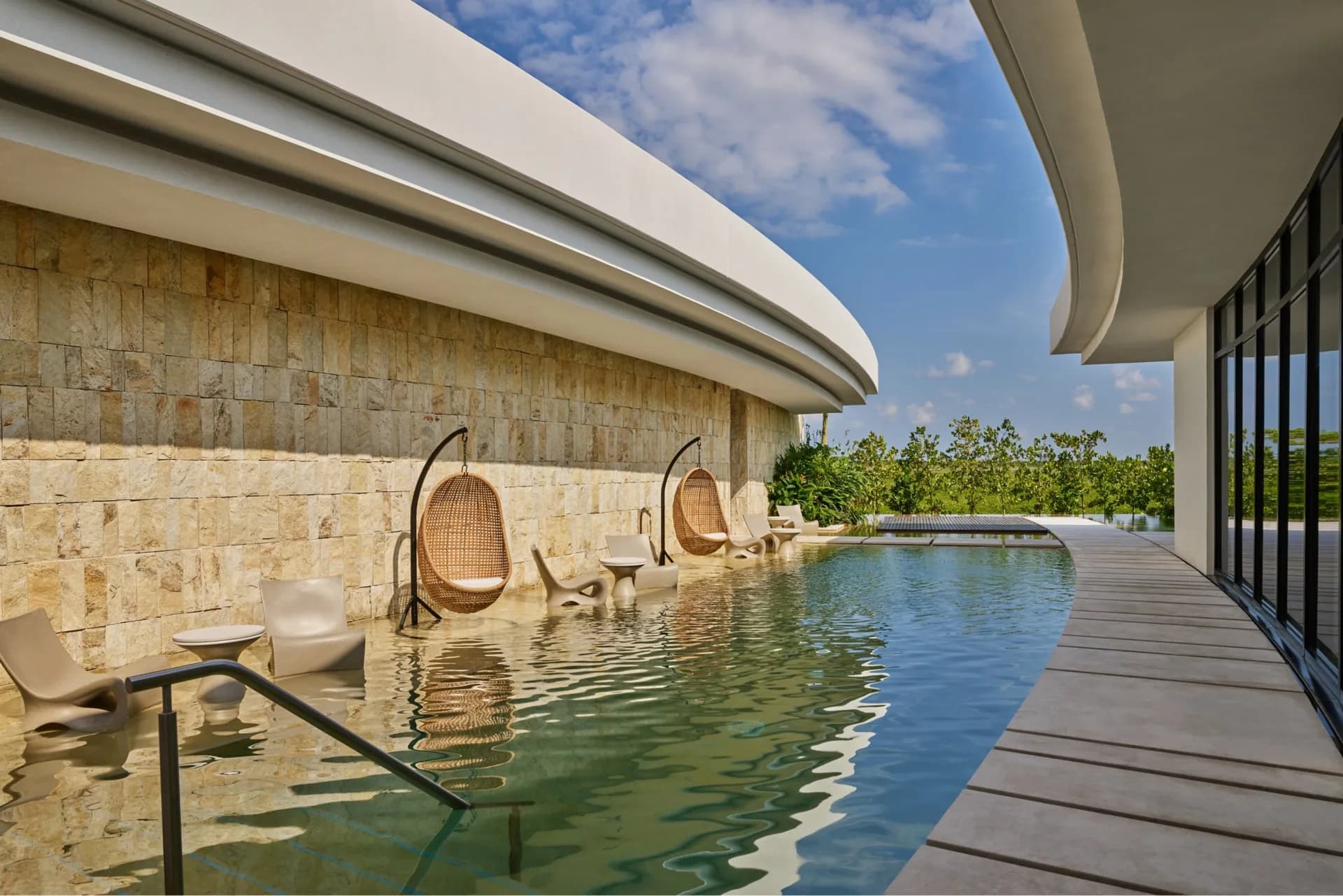 The St. Regis Kanai Resort pools and beach 3