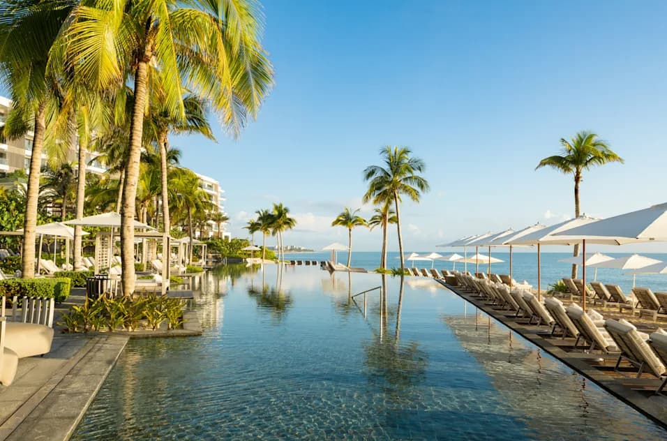 Waldorf Astoria Riviera Maya pools and beach 2