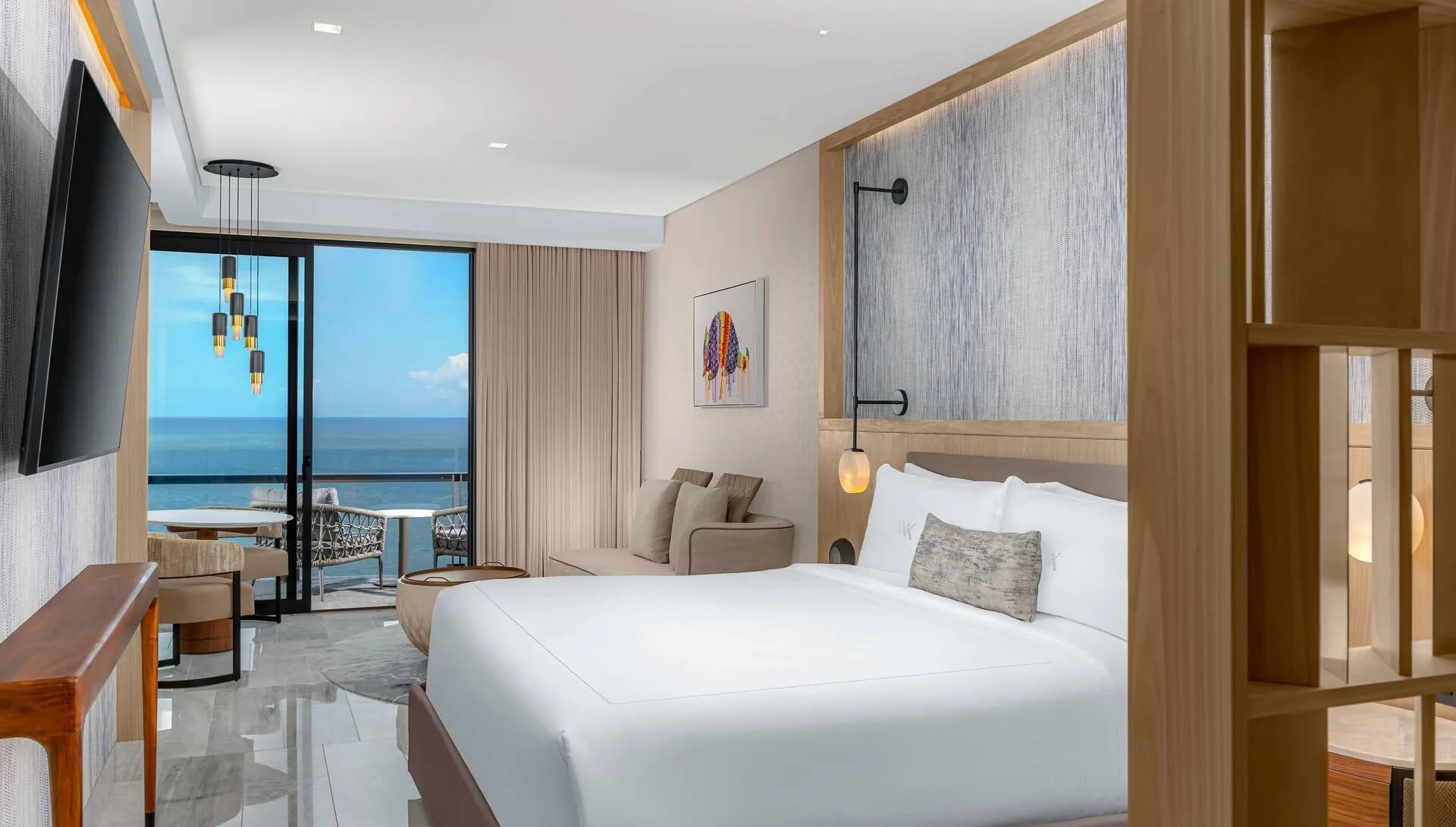 Deluxe Ocean Front King Bed Guestroom at Waldorf Astoria Riviera Maya 5